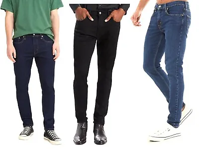 Levi 512 Men's Strong Slim Taper-Fit Stretch Denim Jeans Branded Jeans • £33.99