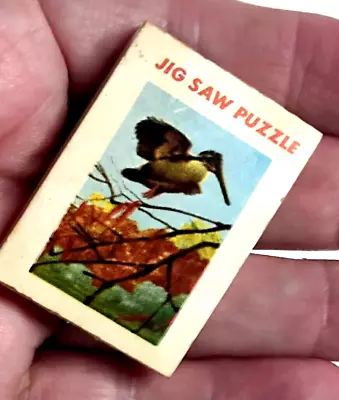 Doll House Miniature VTG 1  Scale 1:12 Jig Saw Jigsaw Puzzle In Book Uncut Mini • $7.55