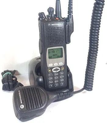 MOTOROLA XTS5000 III 380-470 MHz P25 Police Fire EMS Radio H18QDH9PW7AN With AES • $499