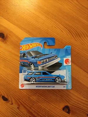 Nissan Maxima Drift Car Hot Wheels HW J-Imports JDM Blue Wagon Chrome Engine Jap • £6.99