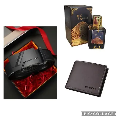 Men Gift Set Perfumewalletbelt Perfect For Men Free Shipping • $29.99