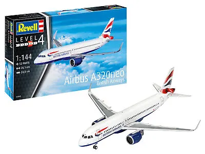 £26.73 • Buy Revell Airbus A320 Neo British Airways 1:144 Plane Model Kit