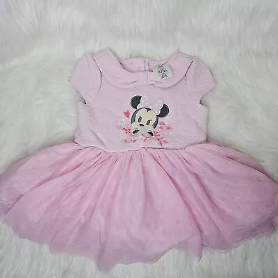 Disney Store Minnie Mouse Fancy Pink Tutu Dress Girl's 9-12 Months • $14.99