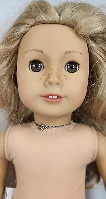 American Girl 2014 Tenney Blonde Hair Brown Eyes Doll W/ Freckles • $44.99