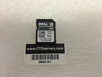 £59.99 • Buy Dell 1GB VFLASH SD Card P789K  IDRAC6 DRAC 6 R410 R510 R610 R710 R810 R910