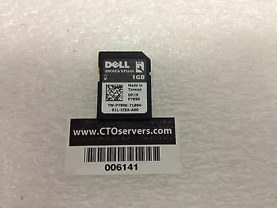 £59.99 • Buy Dell 1GB VFLASH SD Card P789K  IDRAC6 DRAC 6 R410 R510 R610 R710 R810 R910