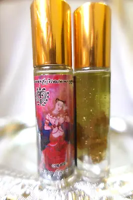 $36.50 • Buy Flower Love Oil Thai Amulet Magic Charm Rose Lady Ajarn Blessed Perfume Talisman