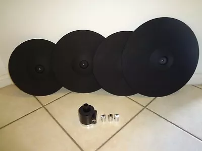 $790 • Buy NEW SET ELECTRONIC CYMBALS AND HI HAT CONTROLLER (for Roland Modules)