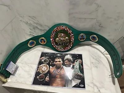 Green WBC Belt & 11’x14’ Autographed MIKE TYSON Beckett/PSA Certified 🔥 • $799.99