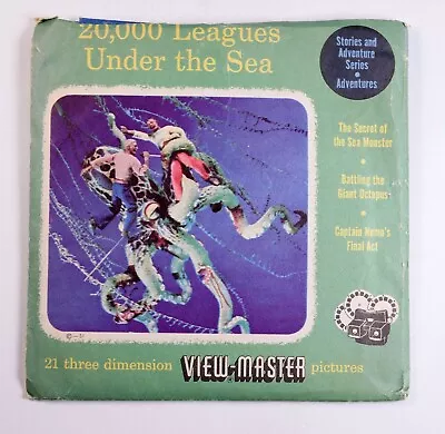 View-Master 20000 Leagues Under The Sea 3 Reel Packet/booklet 974 A-C • $14.95