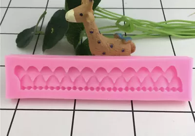 £4.50 • Buy Border Silicone Fondant Mould Baking Cake Baroque Embosser Border Mold