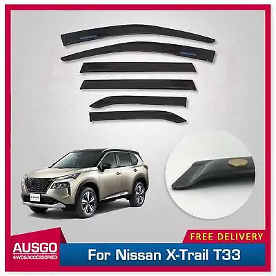 AUSGO 6PCS Luxury Weather Shields For Nissan X-Trail T33 2022-Onwards • $73.59