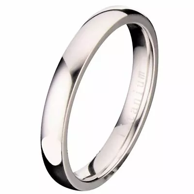 Titanium 3mm-9mm Wedding Band Polished Comfort Fit Ring • $15.99