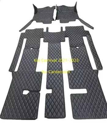 Premium Custom Made Floor Mats/Carpets For 3 Rows Kia Carnival 2021-2024 8 Seats • $188