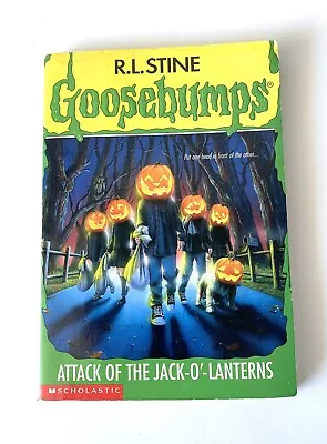 Goosebumps - Attack Of The Jack-O'-Lanterns - #48 - Paper Back By R.L.Stine 1996 • $13