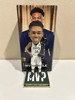 2018-19 NBA Milwaukee Bucks Giannis Antetokounmpo MVP Bobble NEW In Box • $19.99