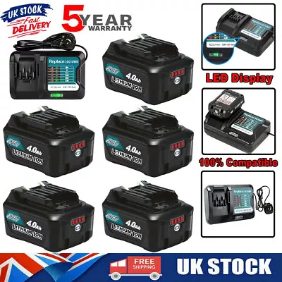 Makita 4AH Battery 12V 10.8V BL1021B BL1040 BL1015 BL1020 CXT TD110D Charger OEM • £17.90