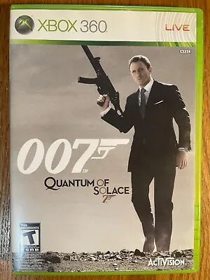 007 Quantum Of Solace James Bond Xbox 360 CIB Complete • $9.60