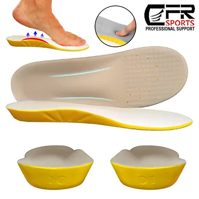 Orthotic Shoe Insoles Inserts Arch Support For Plantar Fasciitis Memory Foam CFR • $9.37
