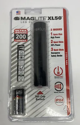 Maglite XL50 3 X AAA Flashlight XL50-S3016 New In Package • $37.99