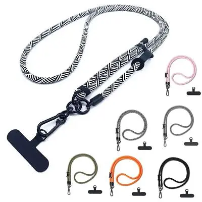 Adjustable Length Cell Phone Lanyard Neck Straps For IPhone 15 14 13 12 Pro  Max • £4.68