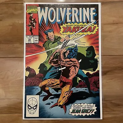 Wolverine #32 Marvel Comics 1990 Mark Silvestri X Men Logan Yakuza • $6.66