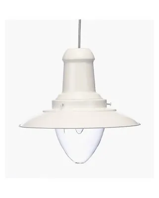 Marco Tielle White Fisherman Lantern Style Ceiling Light • £29.99