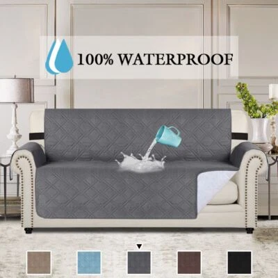 100% Waterproof Sofa Cover Protector Couch Covers For Dogs/Pets 1/2/3/4 Seater • $36.49