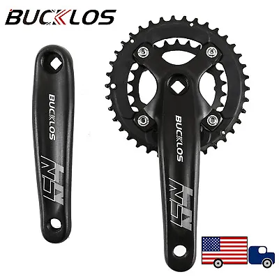 Double Crankset 170mm 38T-26T 2x10S MTB Bicycle Crank Set Chainwheel 104/64BCD • $30.58