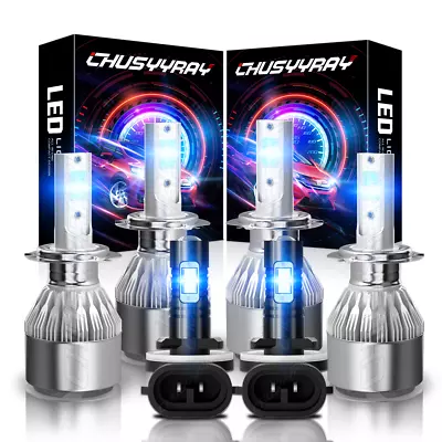 For 2012-2017 Hyundai Veloster Blue LED Headlight High Low Fog Light Bulbs Kit • $29.99