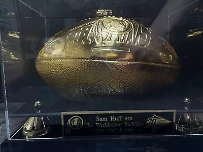 $1499.99 • Buy 2002 Washington Redskins 70th Anniversary Gold Football Sam Huff Award Trophy