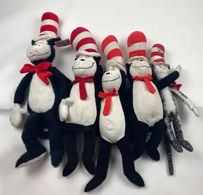 $15.99 • Buy Dr Seuss Cat In The Hat Plush Lot Of 5