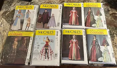 Your Choice Of McCall’s Women’s Costume Sewing Patterns UNCUT • $3.49