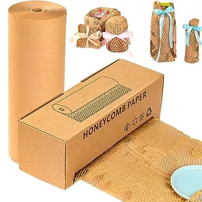 15 X328' Honeycomb Packing Paper 100% Recyclable Honeycomb Cushioning Wrap Roll  • $41.24