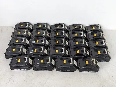 For Parts Or Repair Lot Of 24 OEM Makita 18v 2Ah BL1820B Lithium Ion Battery • $127