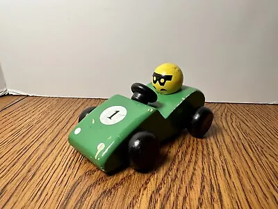 Vintage Green Wooden Race Cars By Anthony Williams Inc. #1 • $5.99