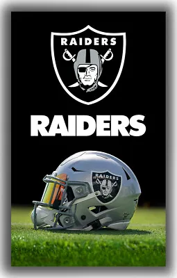 Las Vegas RAIDERS Football Team Memorable Flag 90x150cm 3x5ft HELMET Best Banner • $15.95