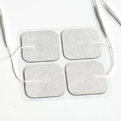 20 Electrode Tens Muscle StemEMS Units ELECTRODE PADS 2 X 2 Inch White Cloth • $7.48