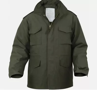 Military M65 Field Jacket With Removable Liner OD GREEN Coat  Rothco 8238 XL • $90