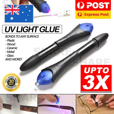 $10.95 • Buy 5 Second Fix UV Light Welding Compound Glue Pen Repair Glass Plastic Liquid AU