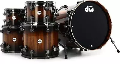 DW Private Reserve Shell Pack - 5-piece - Natural To Candy Black Burst On Monkey • $9062.90