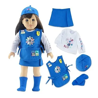 Doll Clothes 18 Inch American Girl Dolls Daisy Scout Inspired 5 Piece Outfit Toy • $31.67