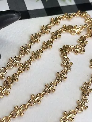 Vintage Signed MONET Linked Gold Tone Chain Necklace • $4.25