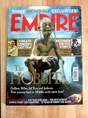 Empire Magazine Mar 2009 The Hobbit Heath Ledger's Last Film Horror Overload • £5.25