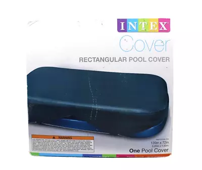 Intex Rectangular 6' X 10' Pool Cover - 120  X 72  - 58412 For Swim Center Pools • $19.99