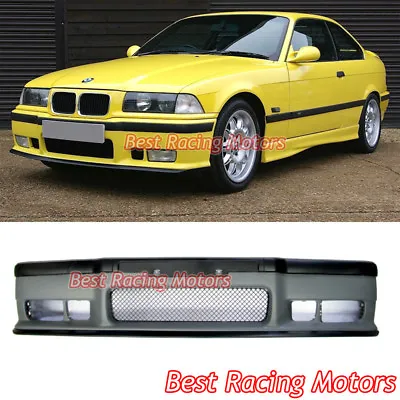 For 1992-1999 BMW E36 3-Series / M3 M3 Style Front Bumper Cover + Lip Spoiler • $229.99