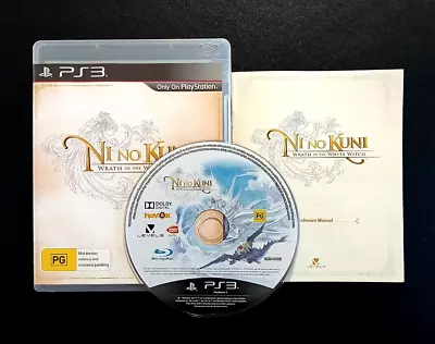 Ni No Kuni Wrath Of The White Witch (Sony PlayStation 3 2013) PS3 Game • $19.90