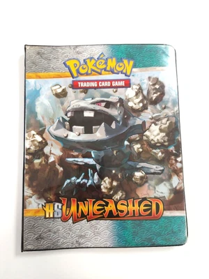 $63.80 • Buy Pokemon Unleashed 9-Pocket Binder W/ Lot 157 Assorted Pokemon Collectible Card.