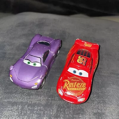 Disneys Pixar Cars Lightning McQueen Holley Shiftwell  And Mcqueen 1:55 Diecast • £4.49