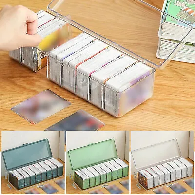 700 Trading Card Storage Box With Dividers Baseball Card Holder For Sports Cards • $22.99